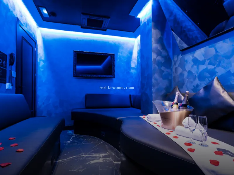 Habitación Blue con Jacuzzi privado en Roomy Barcelona