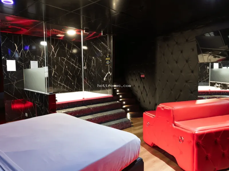 Habitación Grey con Jacuzzi privado en Rooms Madrid Ventas