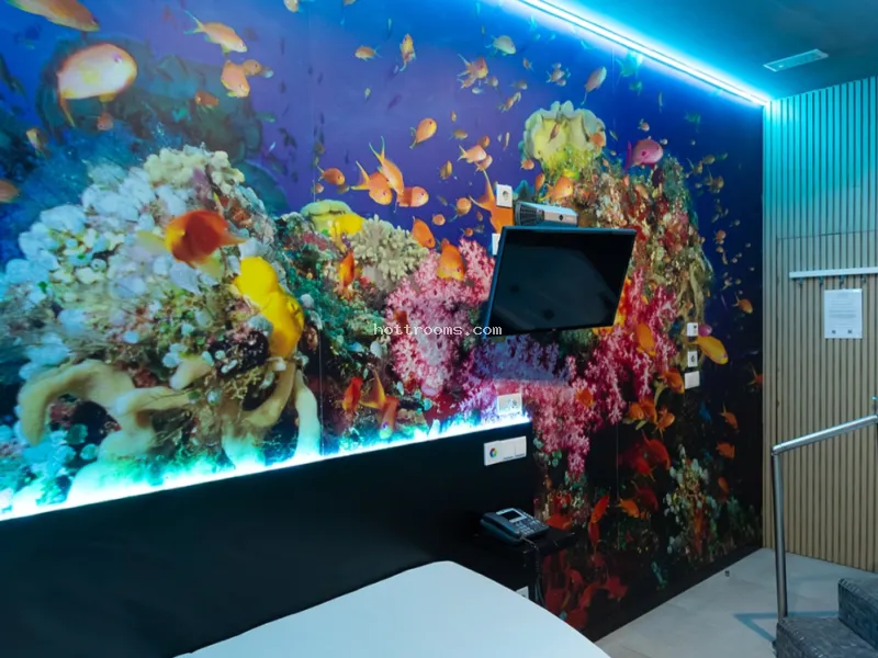 Habitación Ocean con Jacuzzi privado en Rooms Madrid Bernabeu 