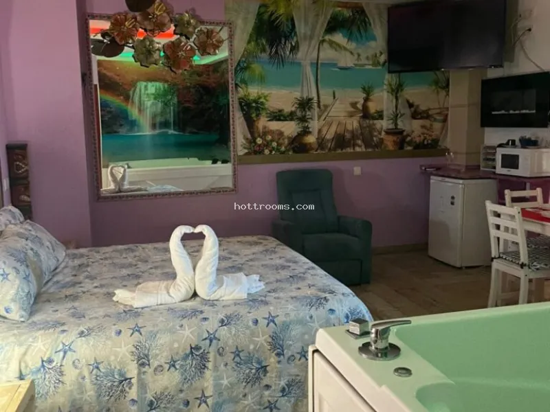 Suite Hawai con Jacuzzi privado en Espacio con Encanto