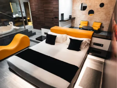Luxury Suite Jacuzzi con Jacuzzi privado en Motel Luve